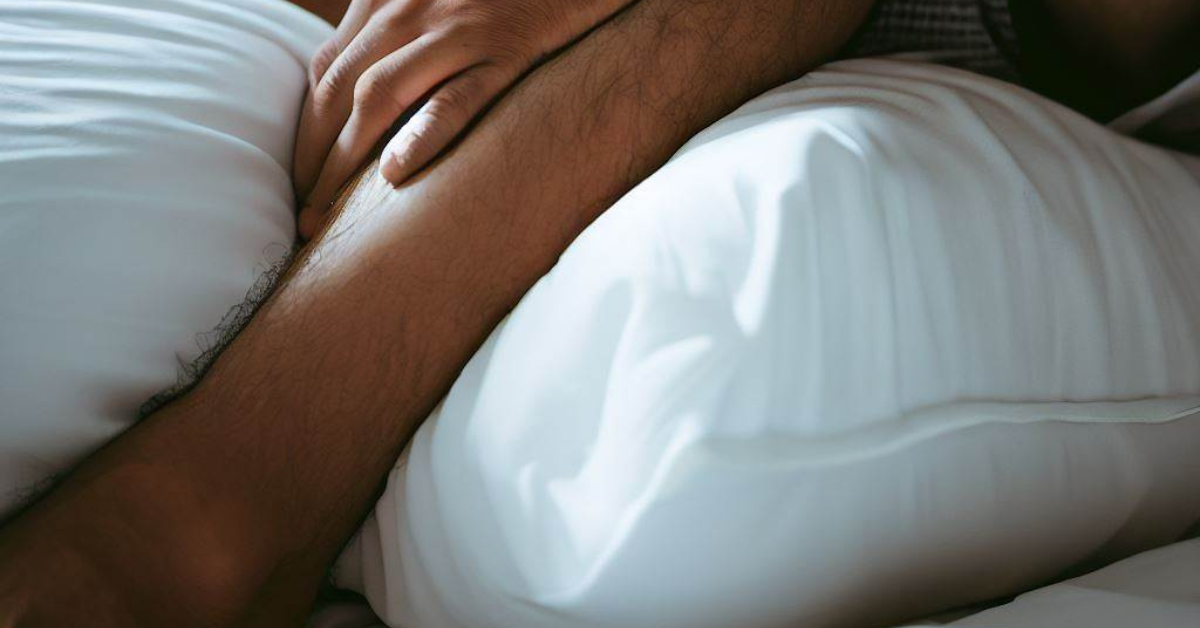 Total Knee Replacement Pain at Night: Pillow under leg